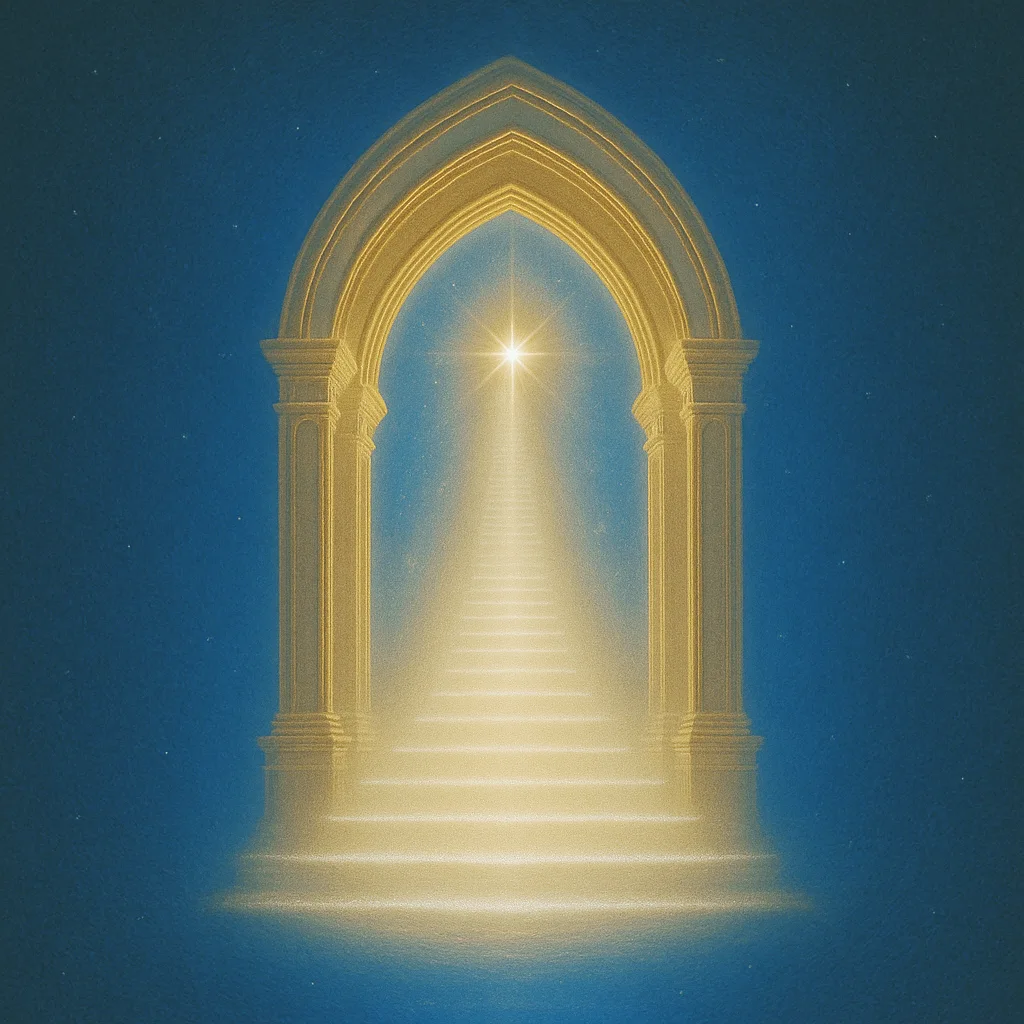 Ouvrez la porte et laissez la lumière oeuvrer en vous en franchissant cette porte vous entrez dans un egregore lumineux une guidance pure une invitation à vous transformer