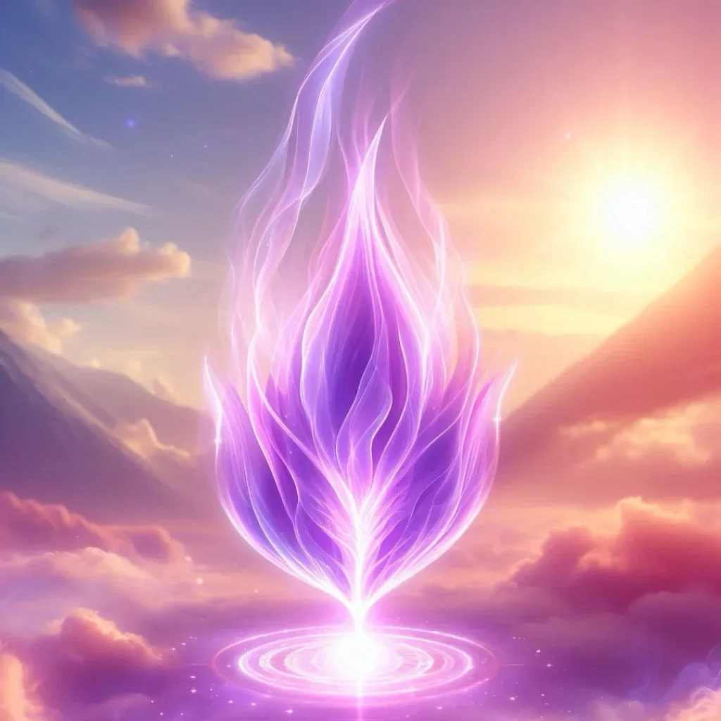 Flamme violette de Saint-Germain, notre Ami. Web-Atelier