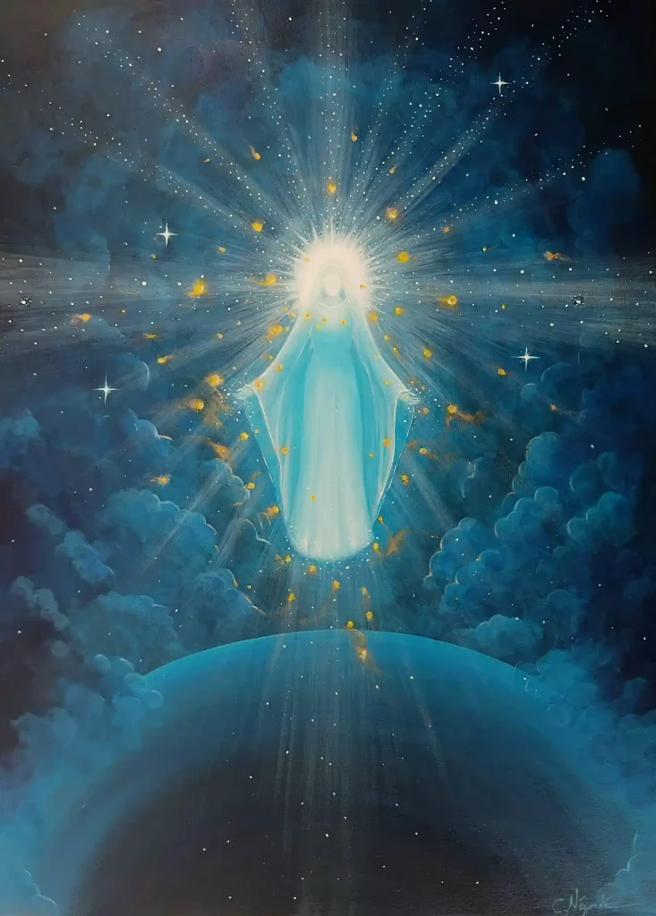Mère Marie Divine peinture de Caroline Nézondé